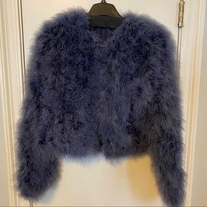 Rebecca Minkoff Feather Coat